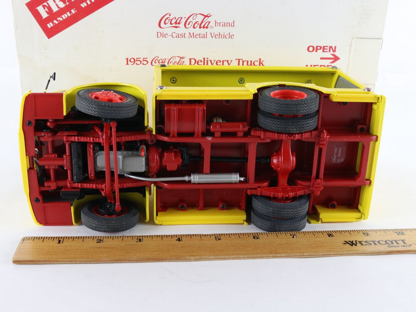 1955 White 3000 Coca Cola Delivery Truck Yellow Danbury Mint 1:24 Diecast Model
