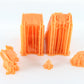 Lot Of 2 LVTE-1 Potato Digger & LVTH-6 Gun Carrier 1:72 3D Printed Kits Orange