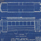 Milwaukee Electric Plan & Elevation Cars 21-28 30-32 29 Blueprint 1922 9.75"