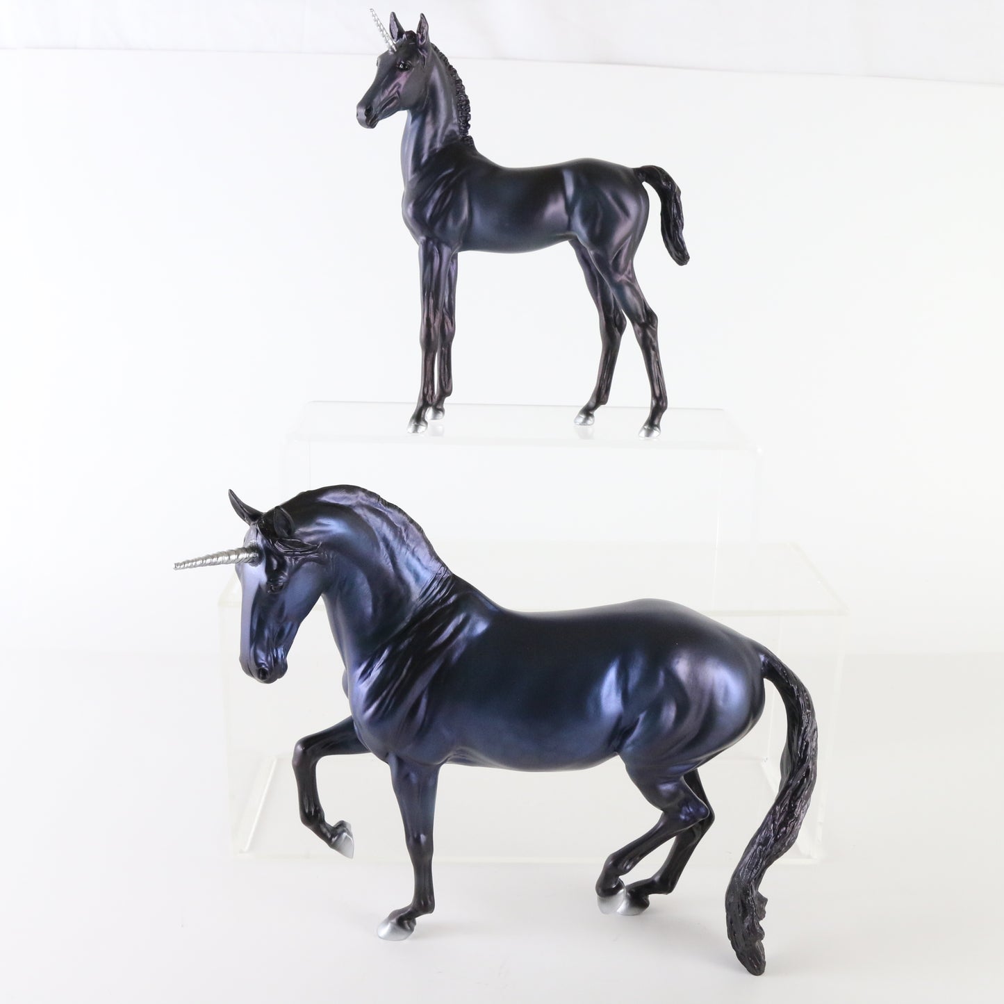 Breyer Bellatrix And Spica Lippizzaner Mare & Foal Unicorn Web Special Horses