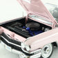 1959 Cadillac Series 62 Convertible Pink Danbury Mint 1:24 Model Car