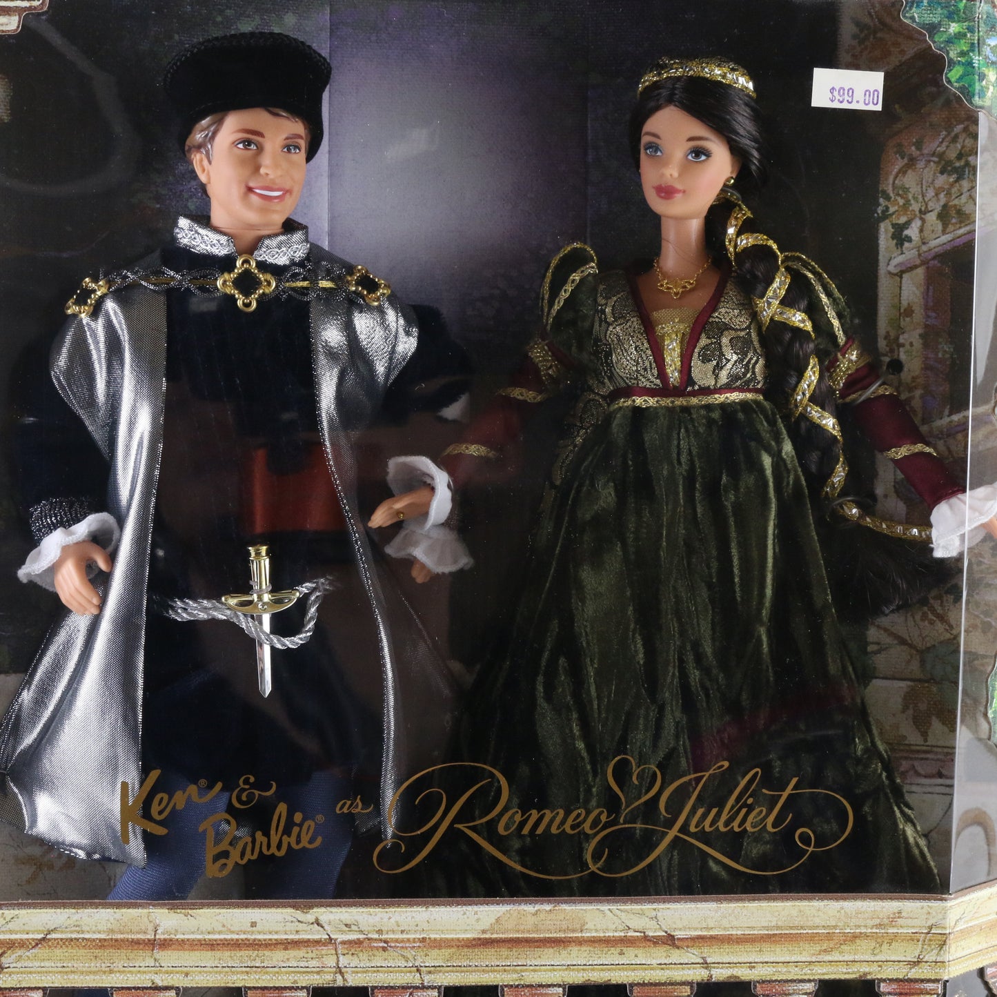 Romeo & Juliet Ken and Barbie Doll Set Mattel 19364 1997 1st series Shakespearean romance collectible