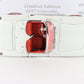 1957 Chevy Corvette Roadster Limited White Silver Danbury Mint 1:24 Diecast 2678