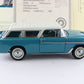1955 Chevrolet Nomad Blue White Danbury Mint 1:24 Model Car W/ Paperwork
