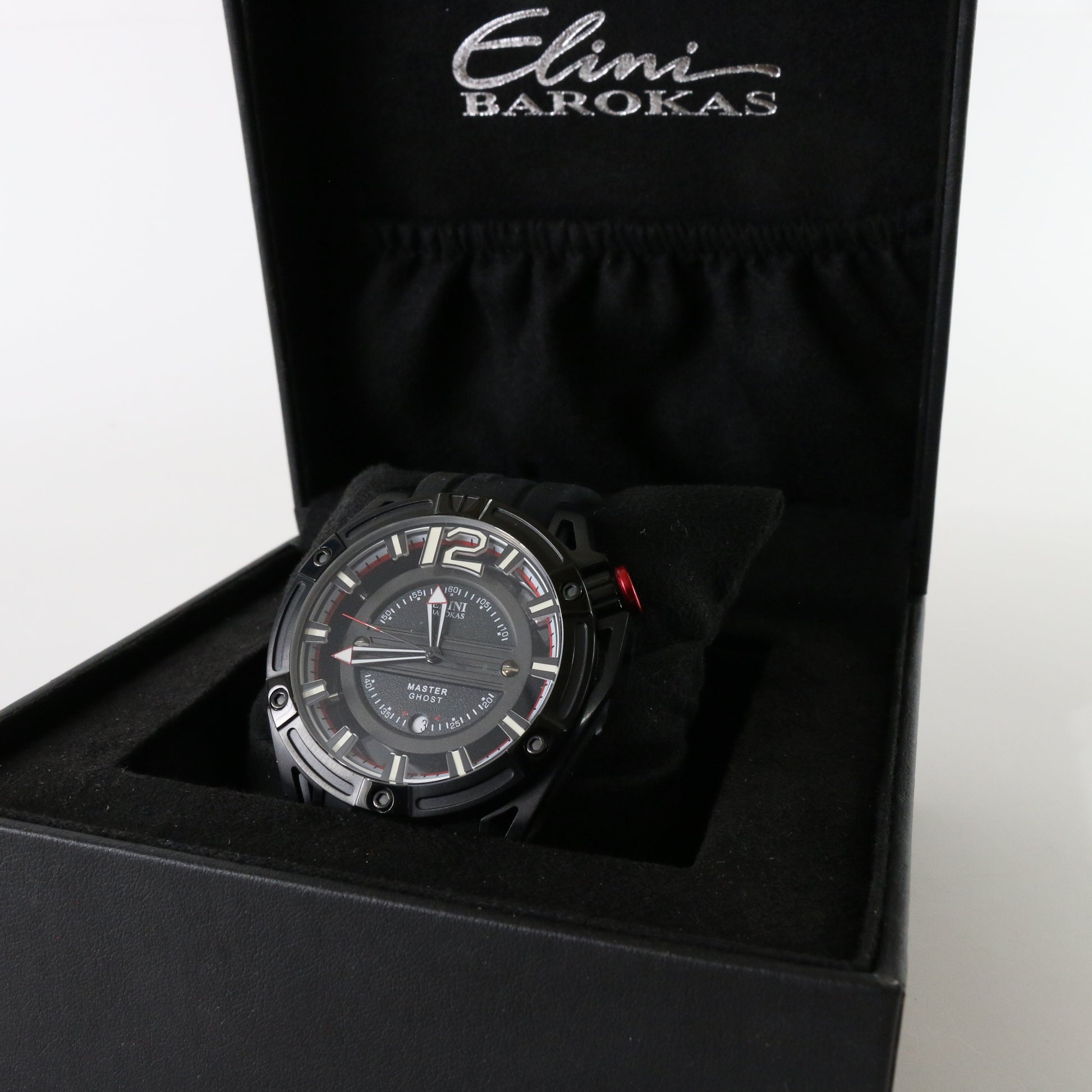 Elini Barokas Master Ghost Watch Swiss Quartz Sapphitek 316L Stainless Steel 10 ATM