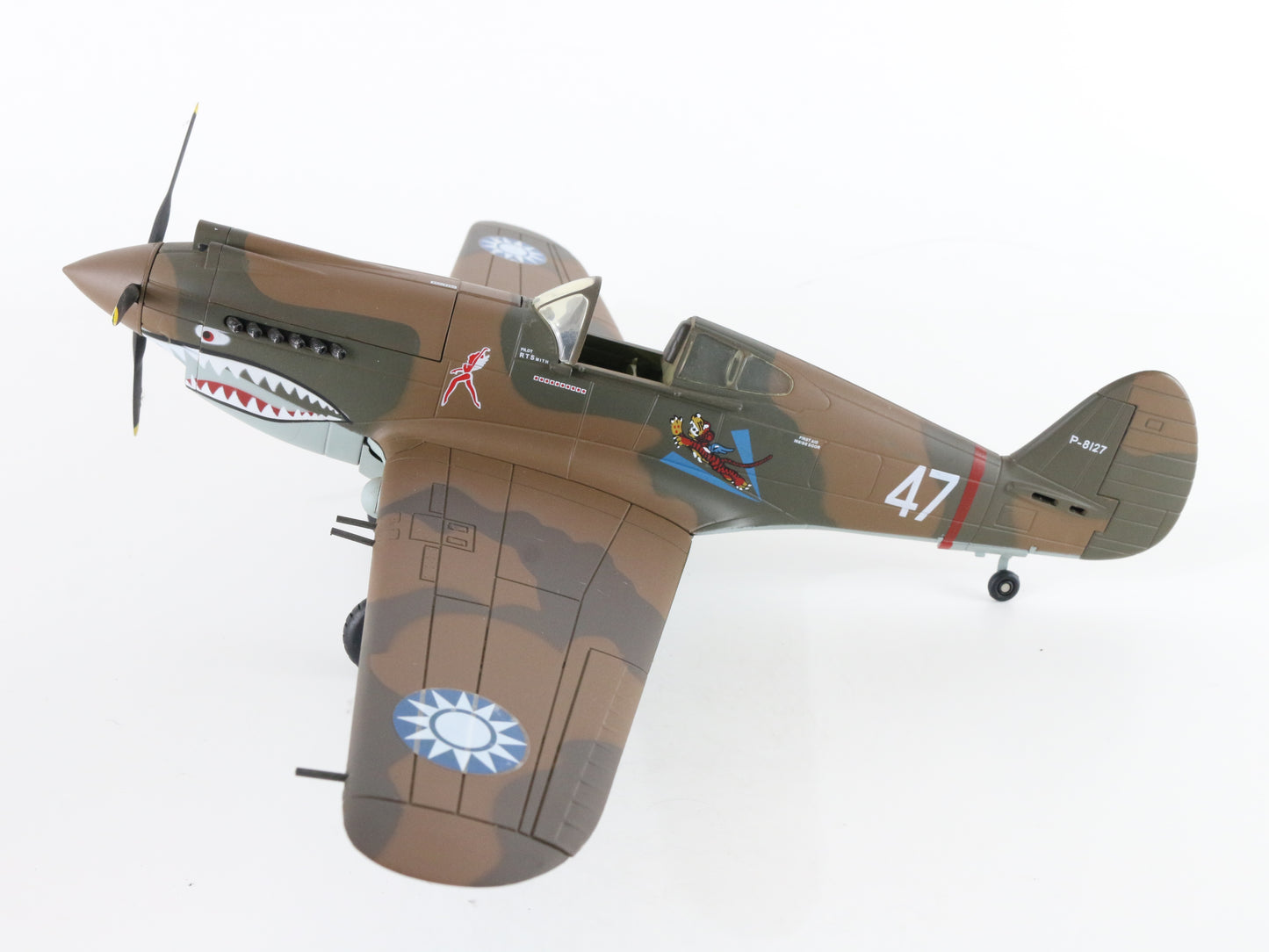 Flying Tigers Curtiss Warhawk P40 WW2 Fighter Bomber Plane 21st Century 1:32