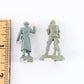 Lot Of 2 Small Plastic Army Figures 1 Painted 1 Unpainted 1.5? Vintage