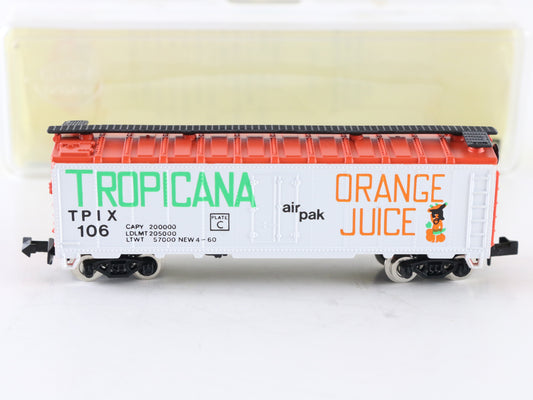 Model Power N Tropicana Orange Juice TPIX 106 Reefer Car