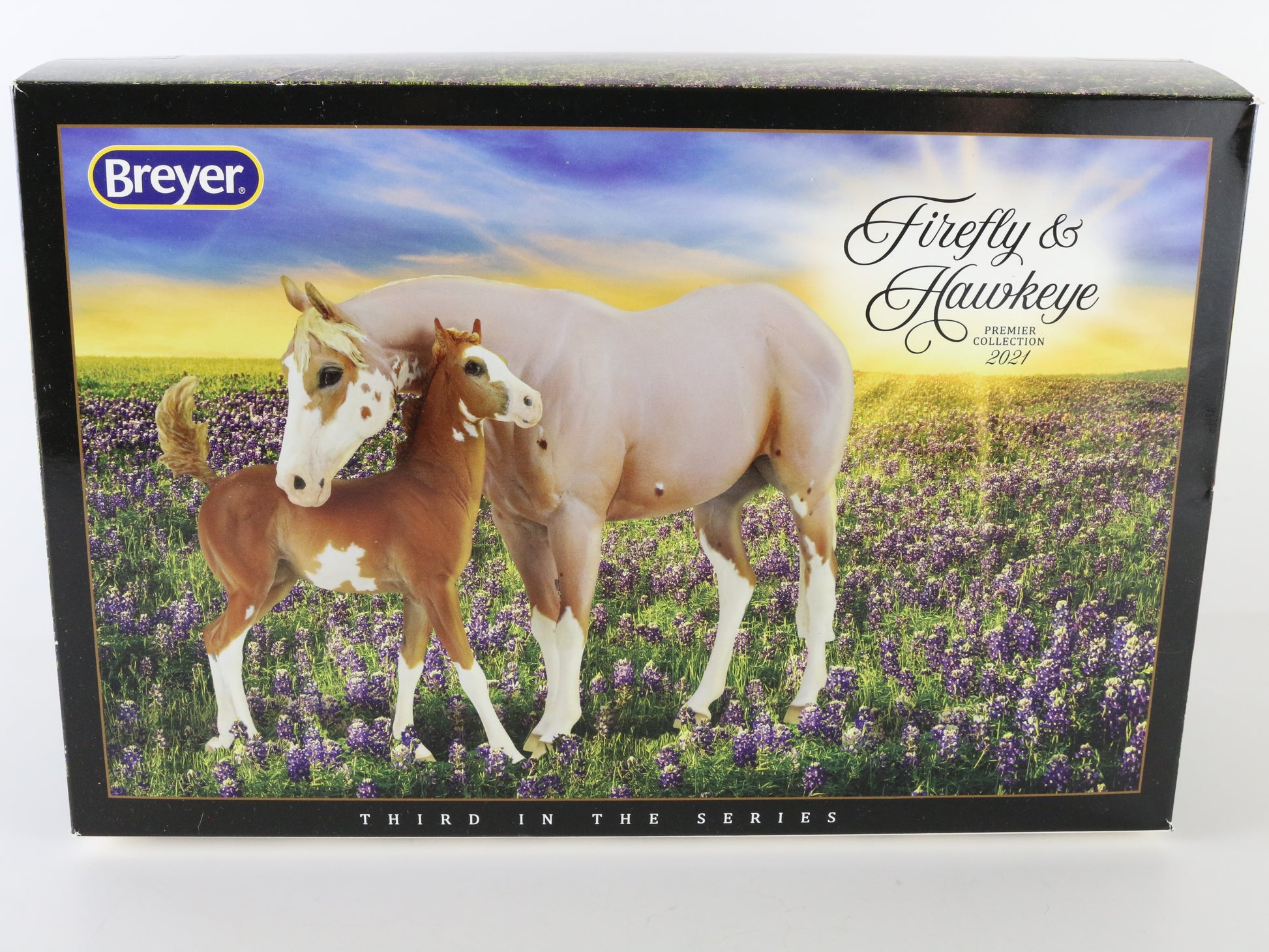 Breyer Firefly & Hawkeye Premier Collection with Box, Bag & COA Traditional Horse