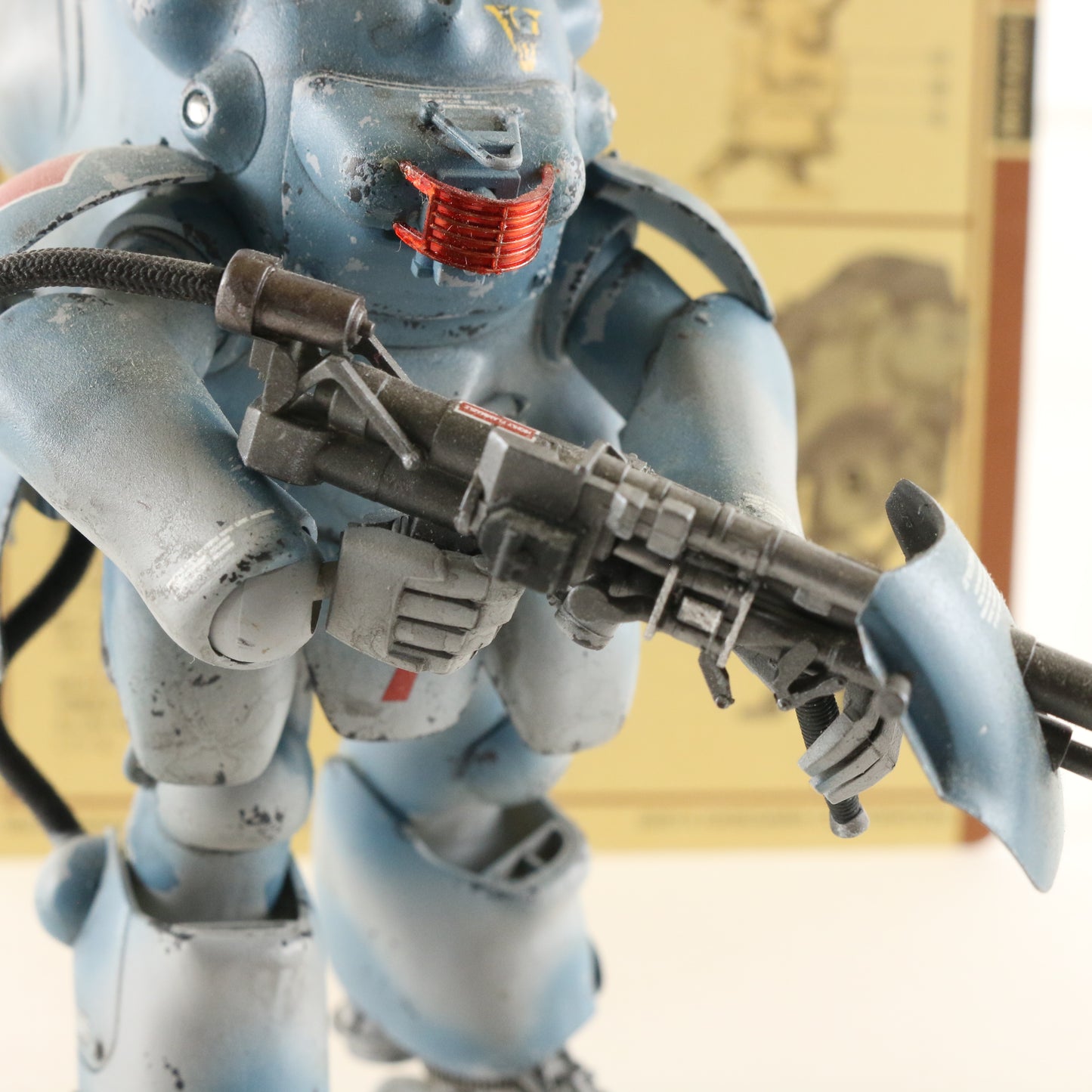 Maschinen Krieger Hasegawa White Knight Mk44 Auf H Moon Type 1/20 Built Figure