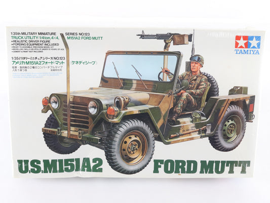 US M151A2 Ford Mutt Utility Truck Tamiya 1:35 35123 1200 Sealed Military Kit