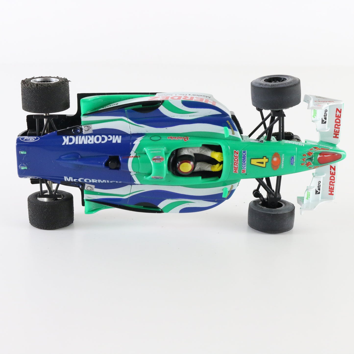 Ninco Lola Ford #4 Herdez green blue 1:32 slot car