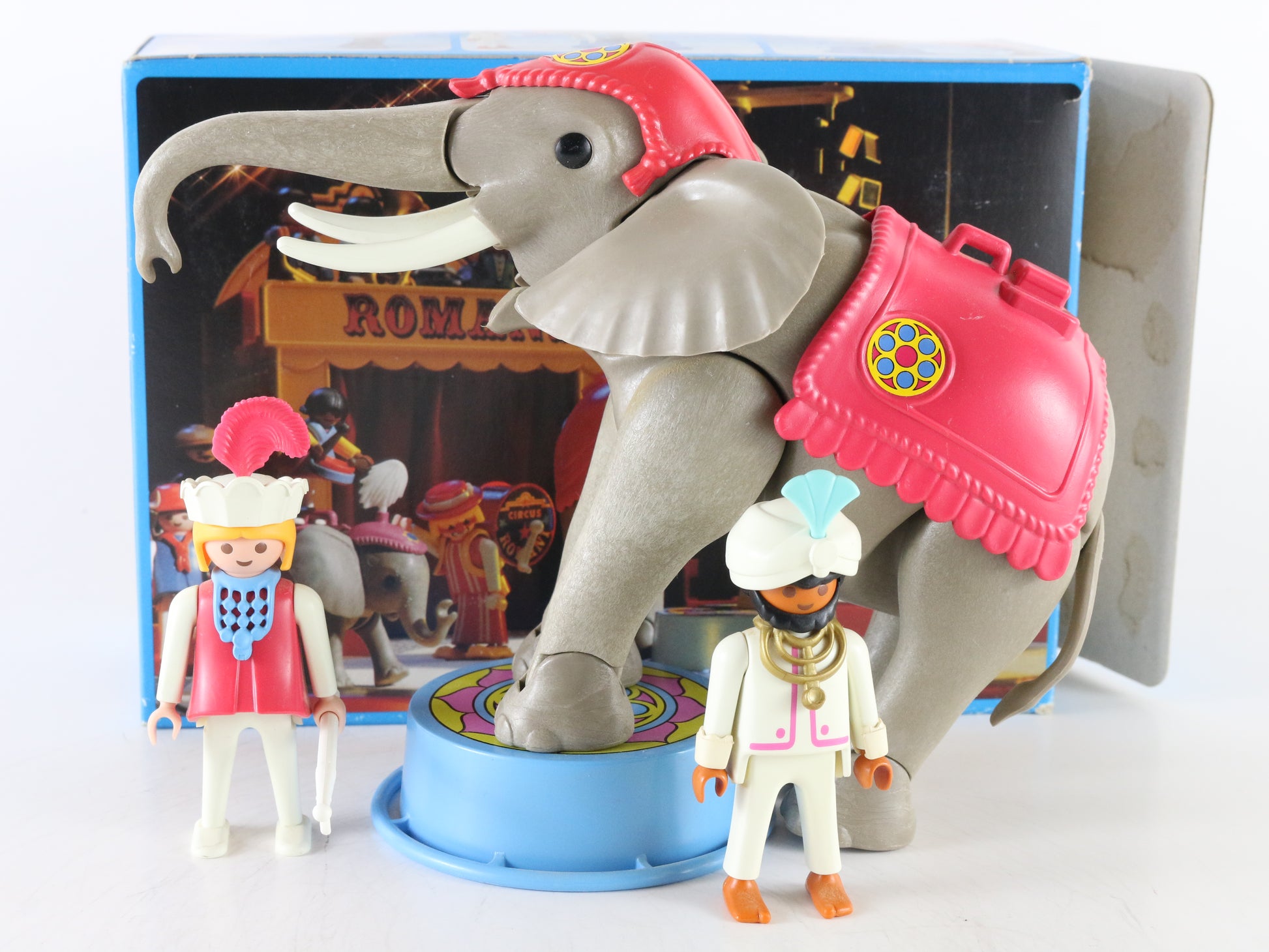 Playmobil 3711 Romani Circus Elephant Rider and Handler with Accessories