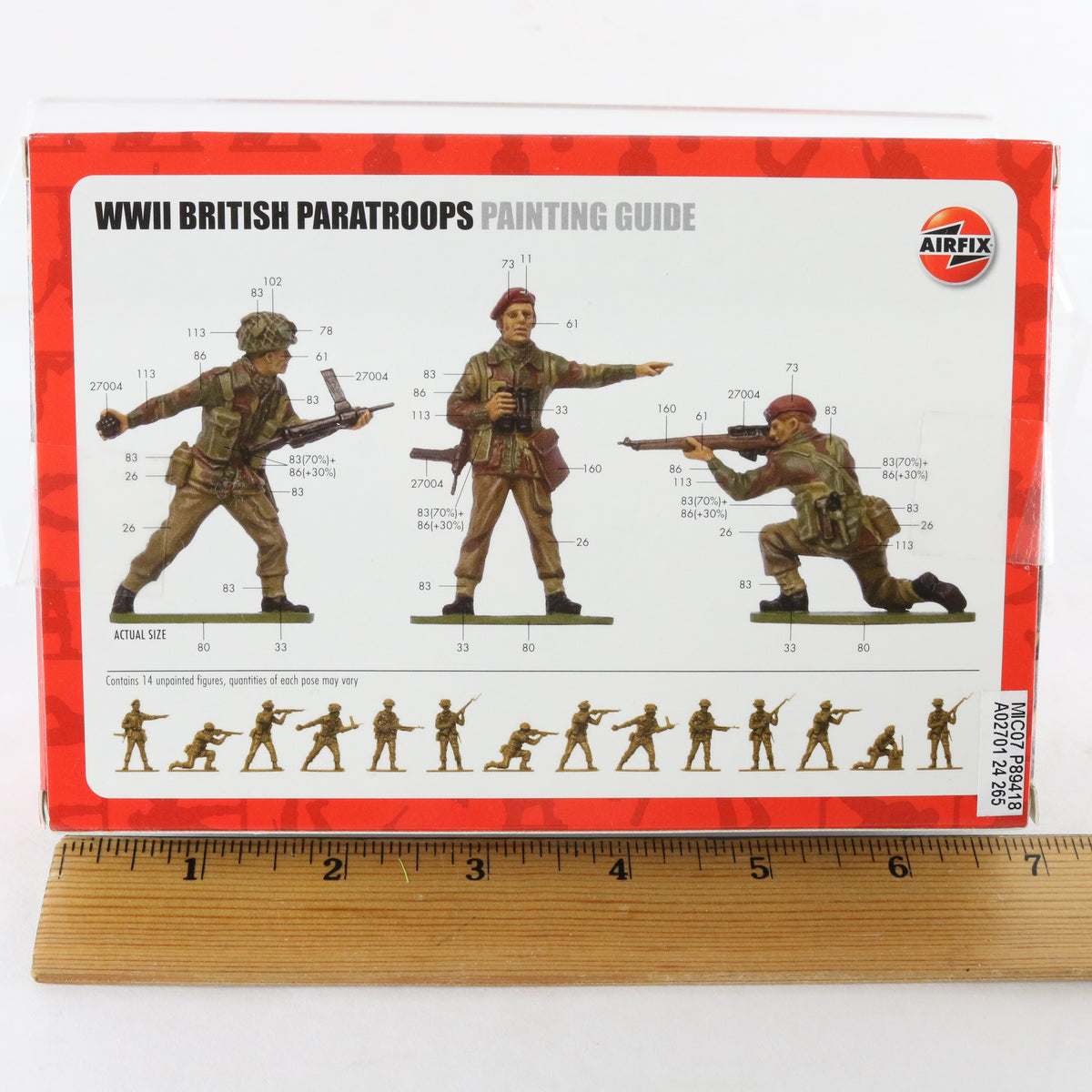 British Paratroops WWII WW2 Airfix 1:32 A02701 Plastic Soldier Figures