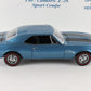 1967 Chevy Camaro Z/28 Sport Coupe Blue Black Danbury Mint 1:24 Diecast Model