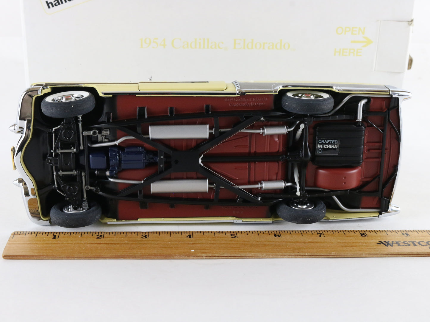 1954 Cadillac Eldorado Convertible Apollo Gold Danbury Mint 1:24 Diecast Model