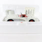 1957 Chevy Corvette Roadster White Black Limited Danbury Mint 1:24 Diecast #912