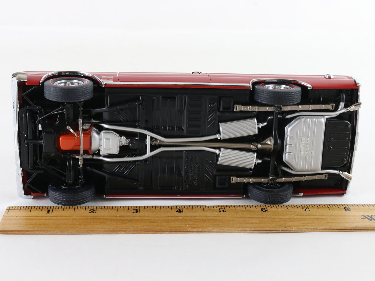 1967 Plymouth GTX Hardtop Red Black Danbury Mint 1:24 Diecast Model Car