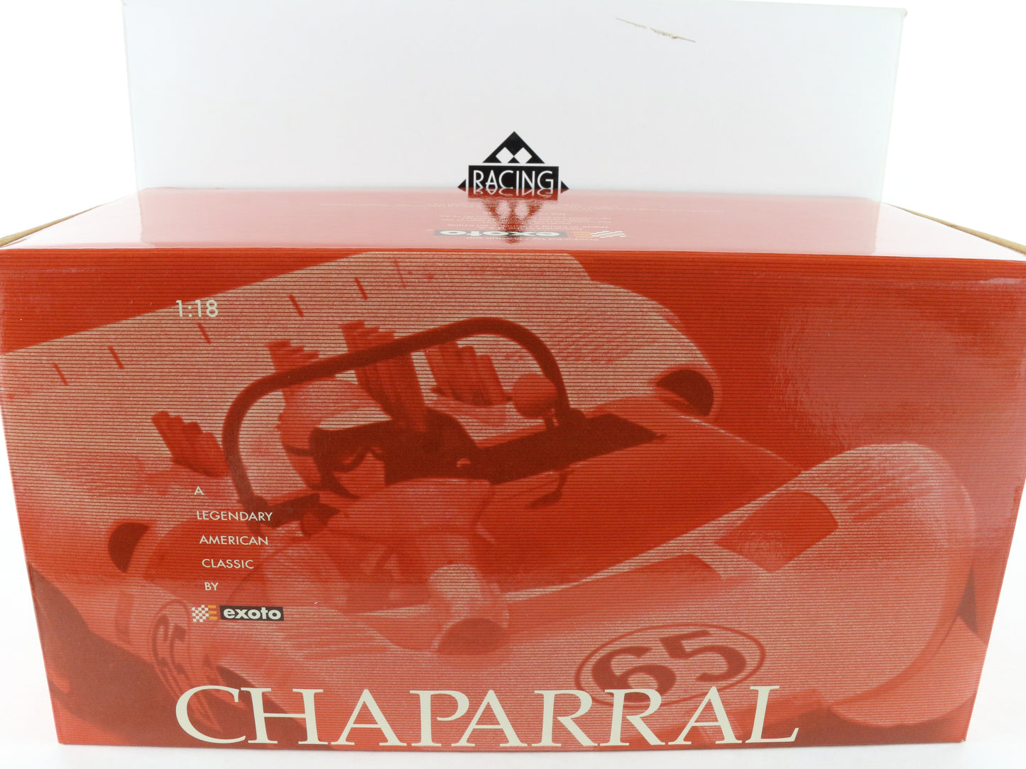 Exoto 1:18 1st ROAD AMERICA 500 1965 Exoto Chaparral 2 No. 66