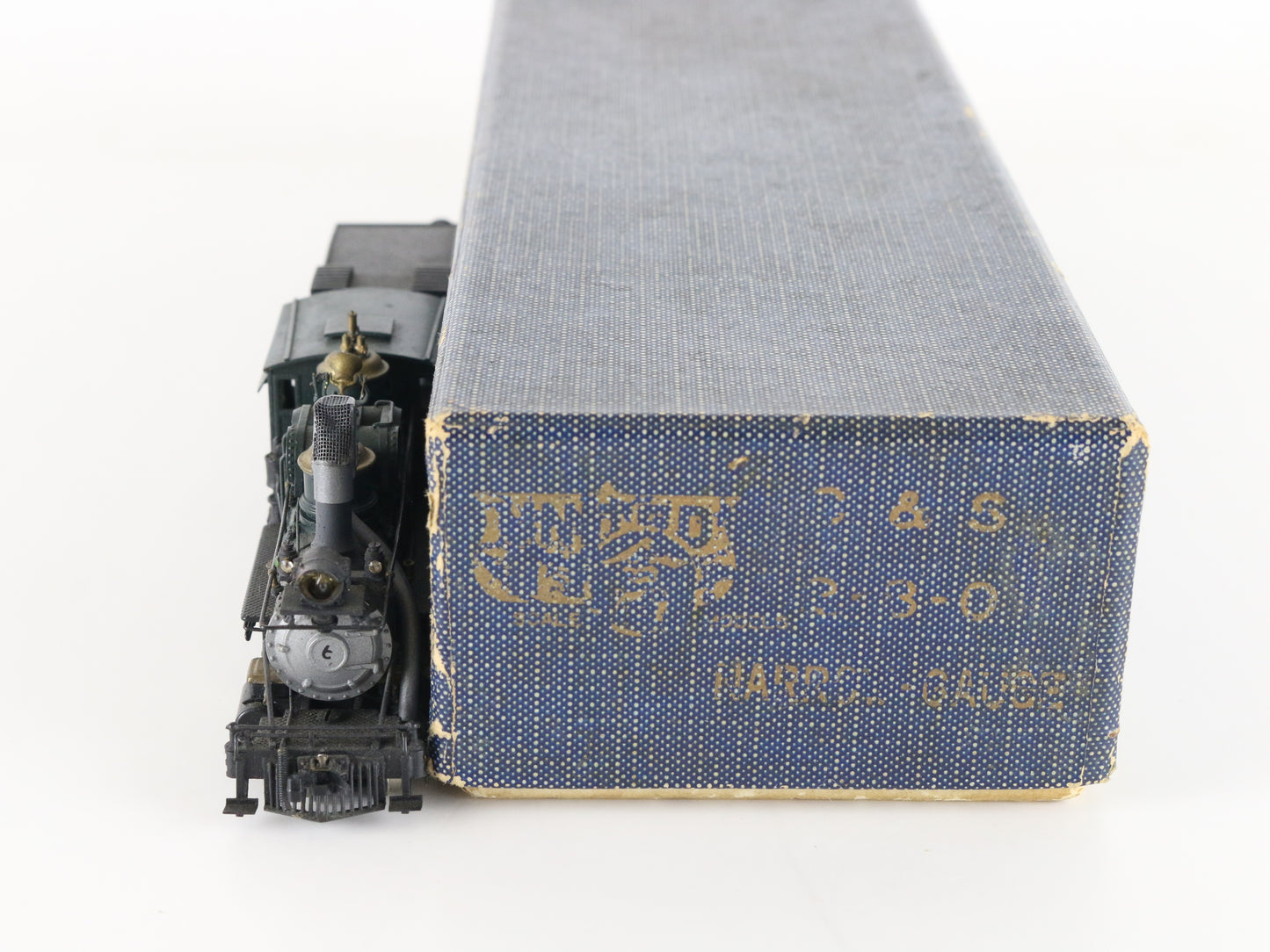 United HOn3 BF&K #6 Brass 2-8-0 Locomotive Engine & Tender