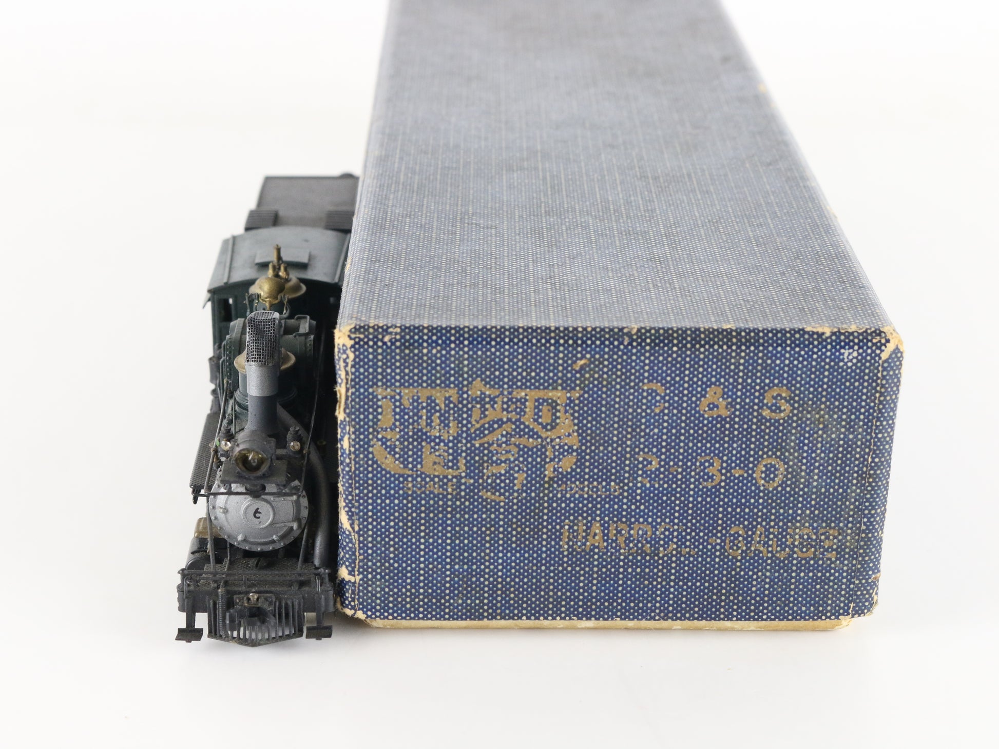 United HOn3 BF&K #6 Brass 2-8-0 Locomotive Engine & Tender