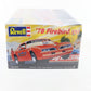 1978 '78 Pontiac Firebird Revell 1:24 3 In 1 Model Car Kit 85-2343