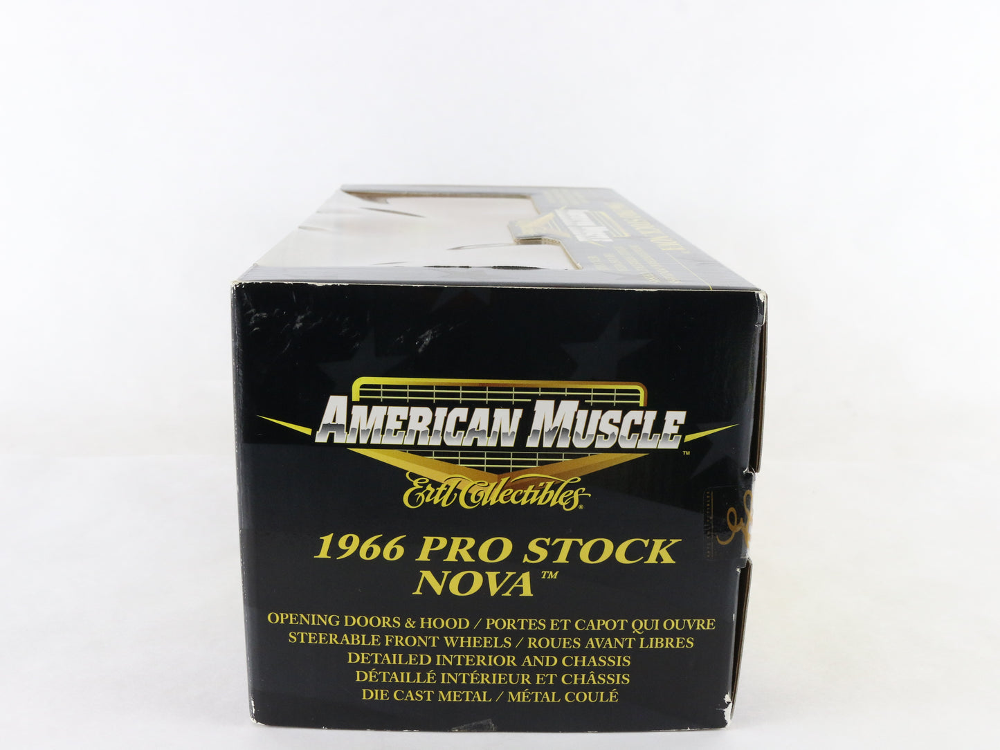 1966 Chevy Nova Pro Stock Shiny Brown American Muscle ERTL 1:18 36673 Model Car
