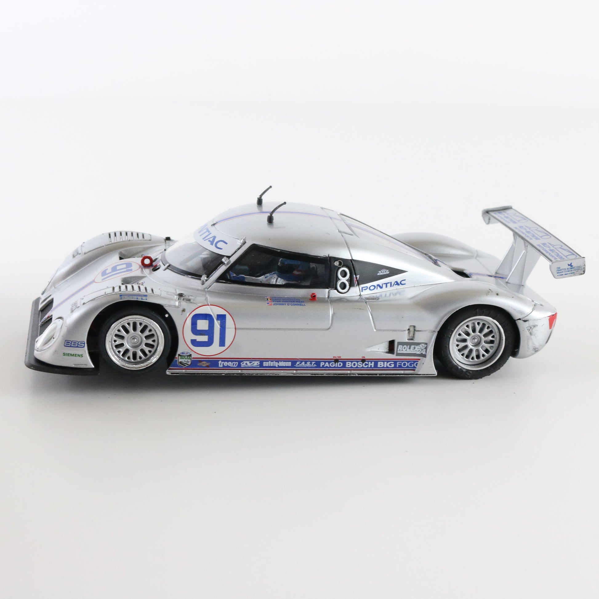 Sideways Pontiac Riley MKXX #91 silver blue 1:32 slot car