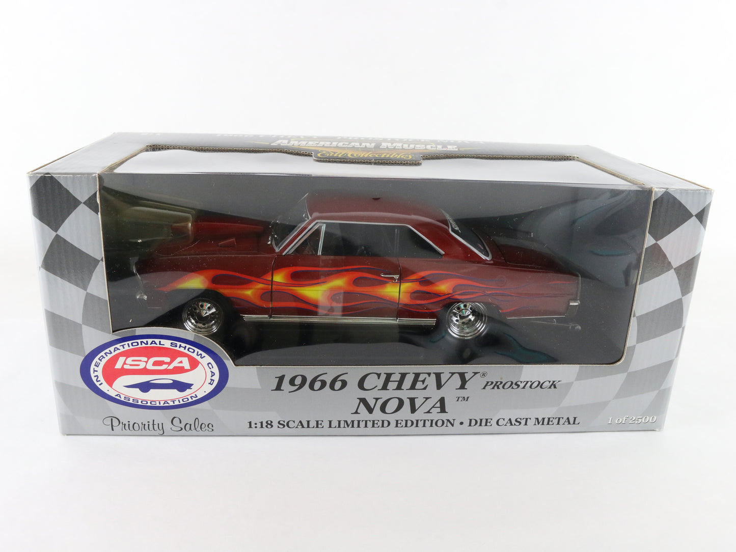 1966 Super Nova Prostock Red ISCA American Muscle ERTL 1:18 1 Of 2500 29276p