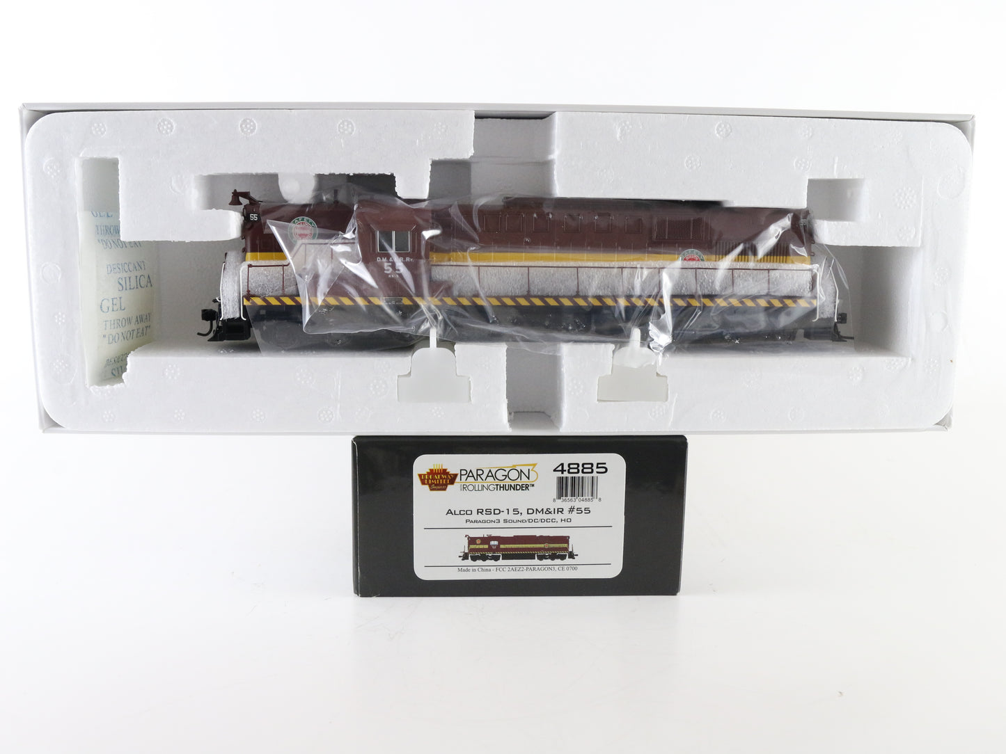 Broadway Limited Paragon HO 4885 DM&IR 55 ALCO RSD-15 Diesel Locomotive