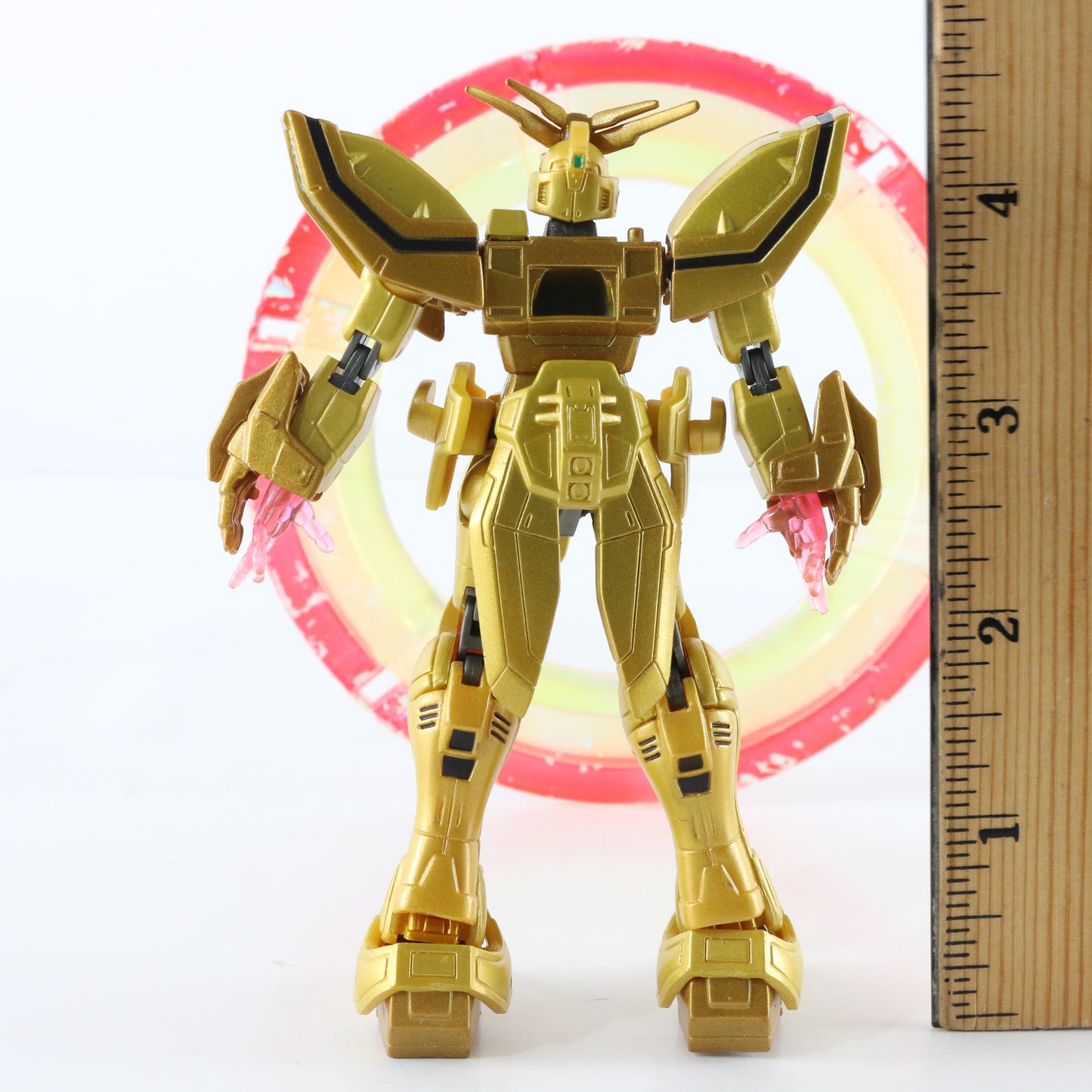 Gundam MSIA Burning Mobile Fighter Hyper Mode Gold Bandai Action Figure 4.5"