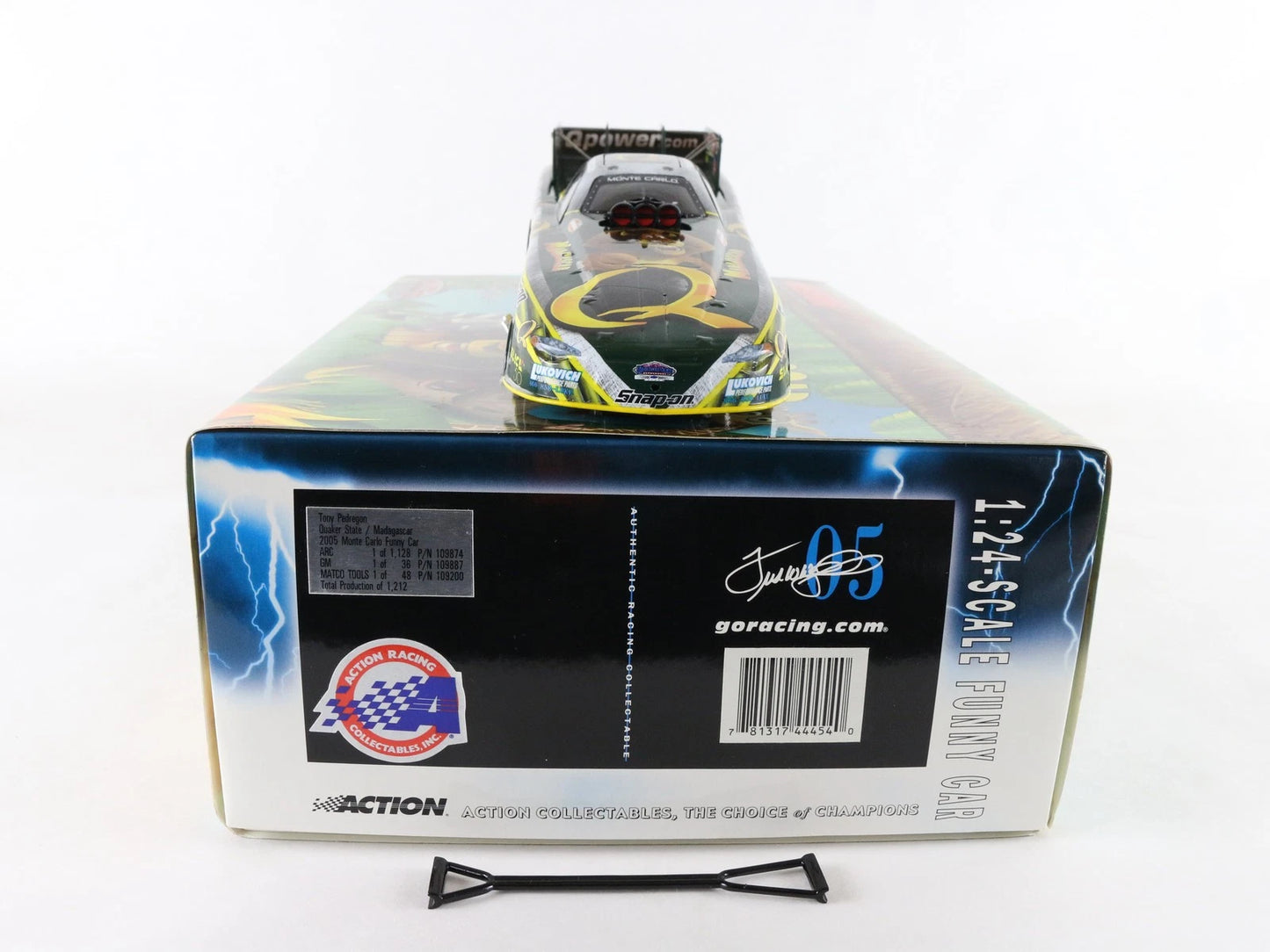 2005 Monte Carlo Madagascar Pedregon Quaker Action 1:24 Diecast 1 Of 1212