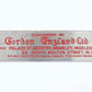 Coach Work By Gordon England LTD Wembley Middlesex 4.5��� Metal Build Plate Austin