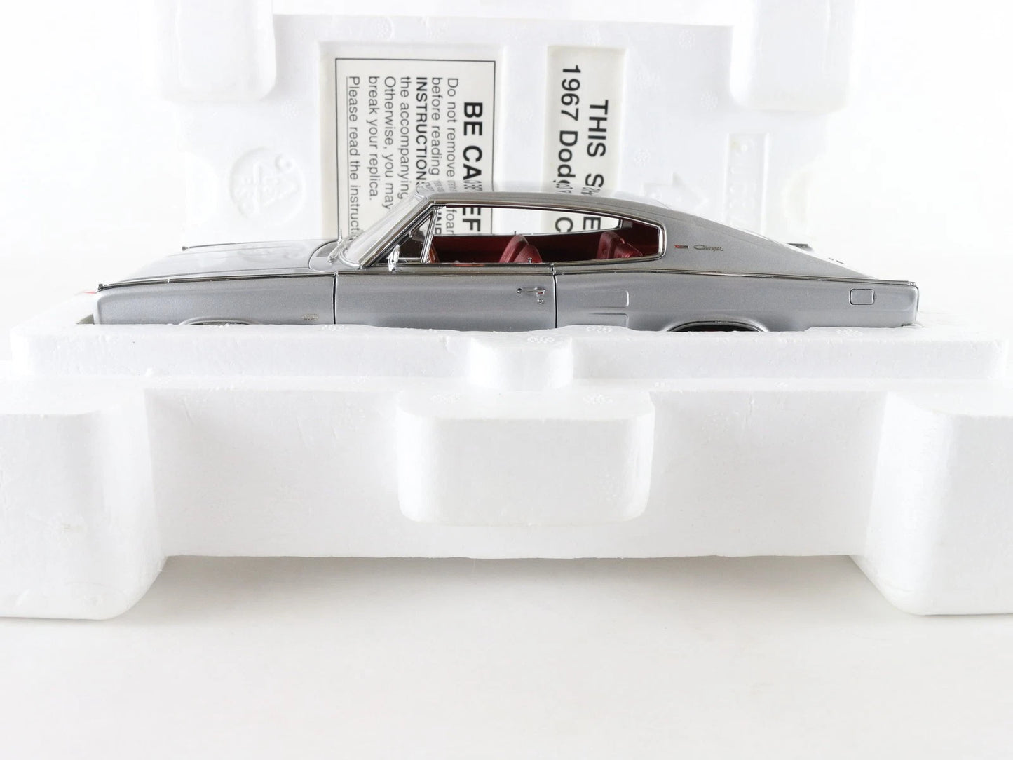 1967 Dodge Charger Limited Silver Danbury Mint 1:24 Diecast Model #1410/5000