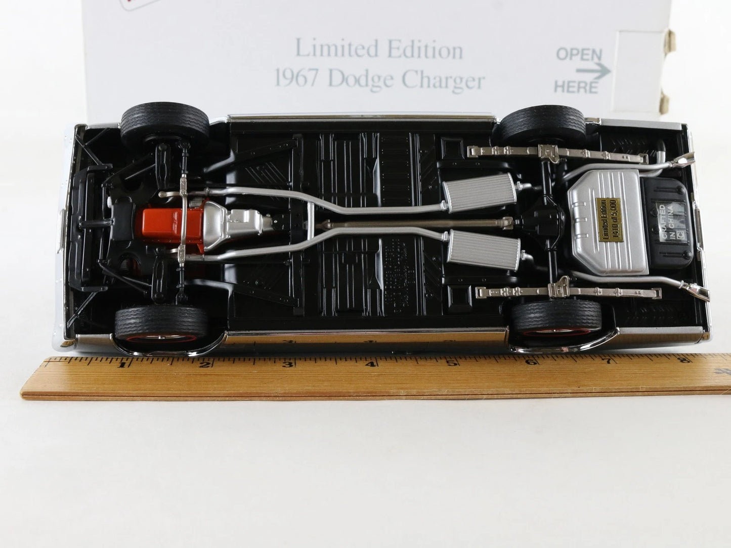 1967 Dodge Charger Limited Silver Danbury Mint 1:24 Diecast Model #1410/5000