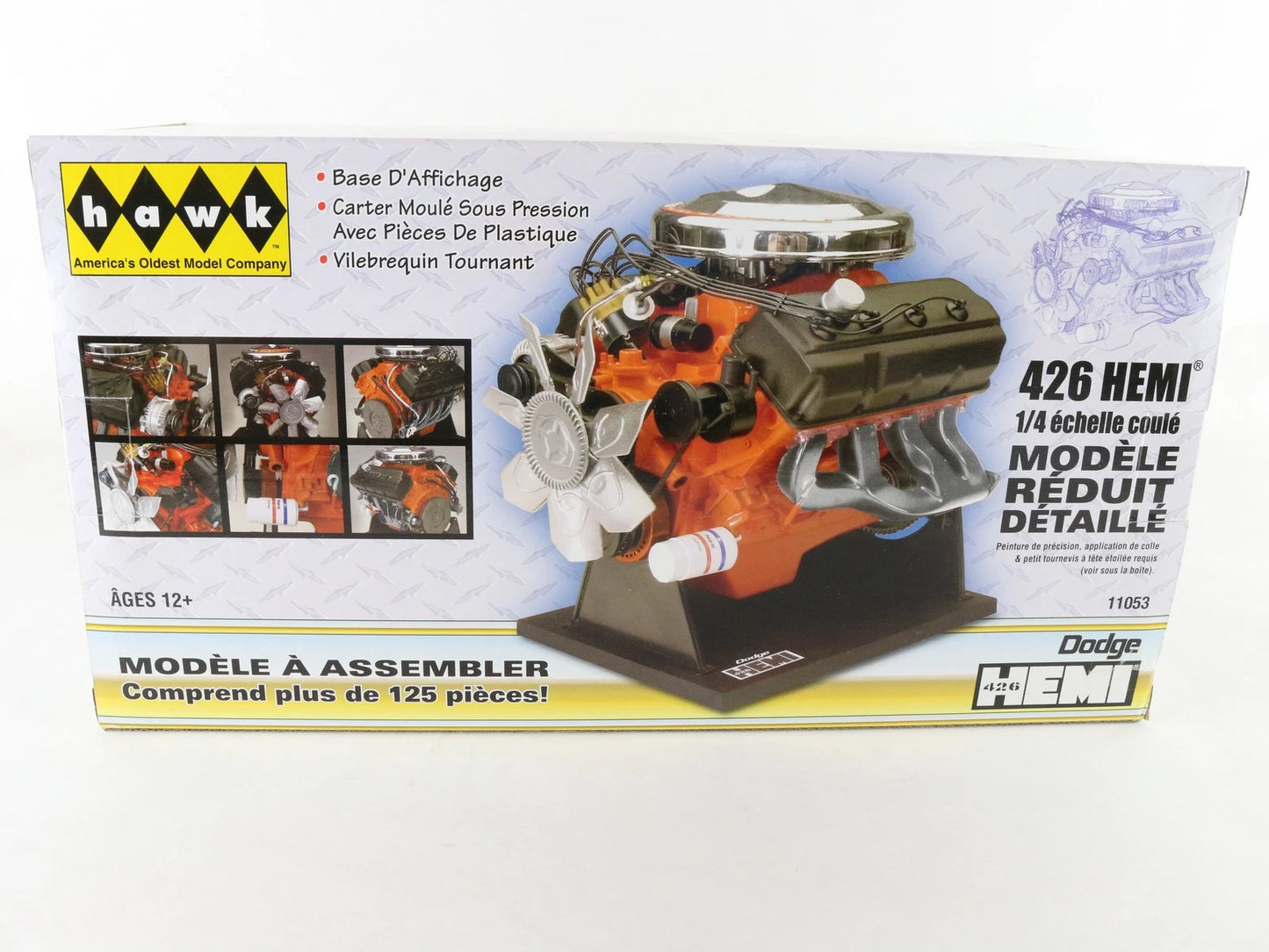 Dodge 426 Hemi Hawk 1/4 Scale Diecast Replica Model Motor 11053 Sealed