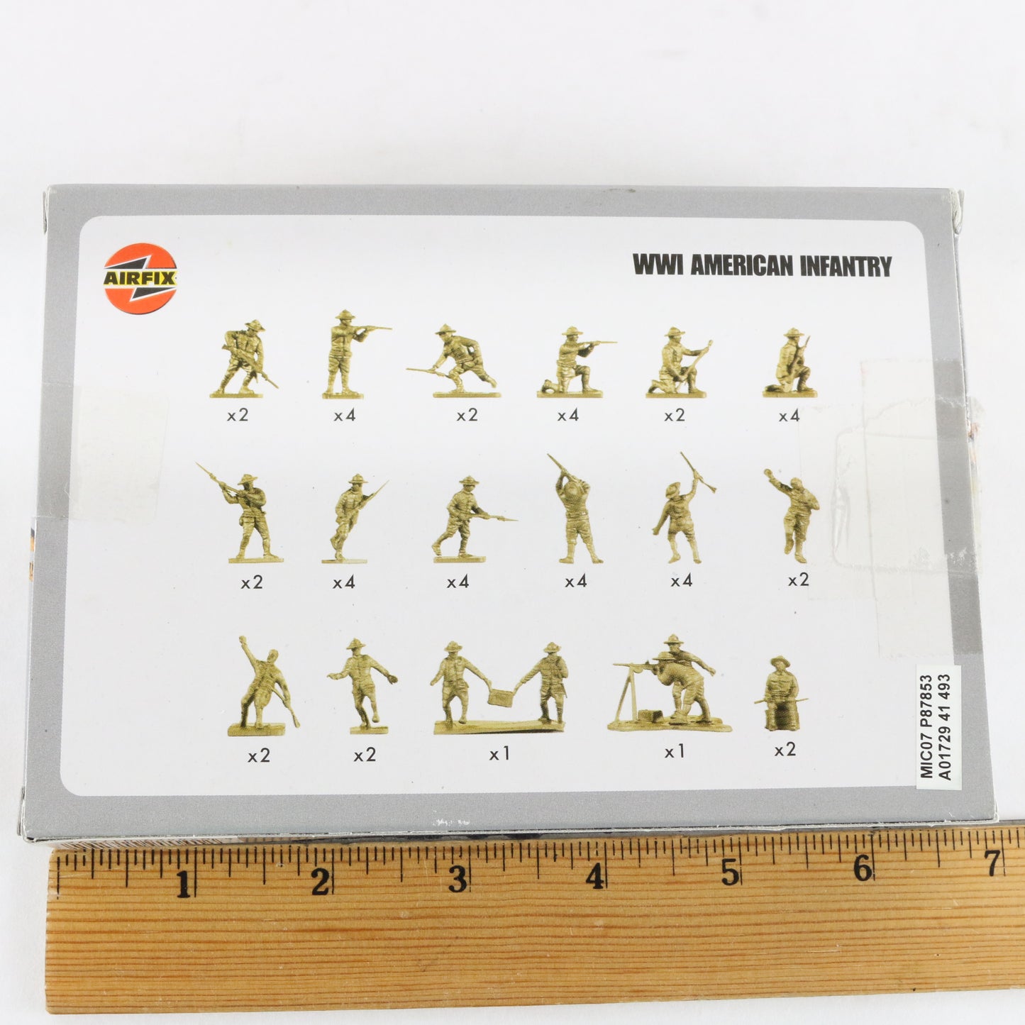 American Infantry WWI WW1 Airfix 1:72 A01729 Plastic Model Soldier Figures