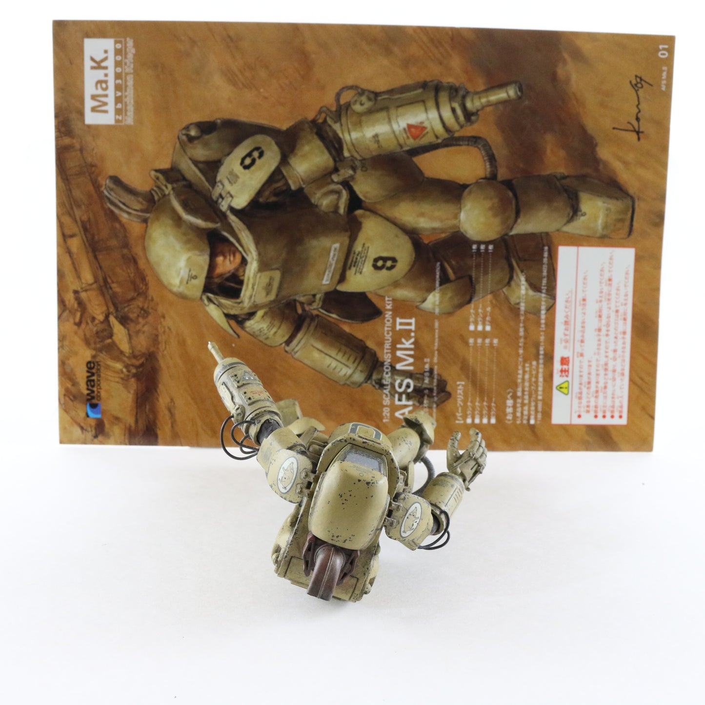 Ma.k Zbv3000 Maschinen KRIEGER Armored Fighting Suit AFS MkII 1/20 Built Painted