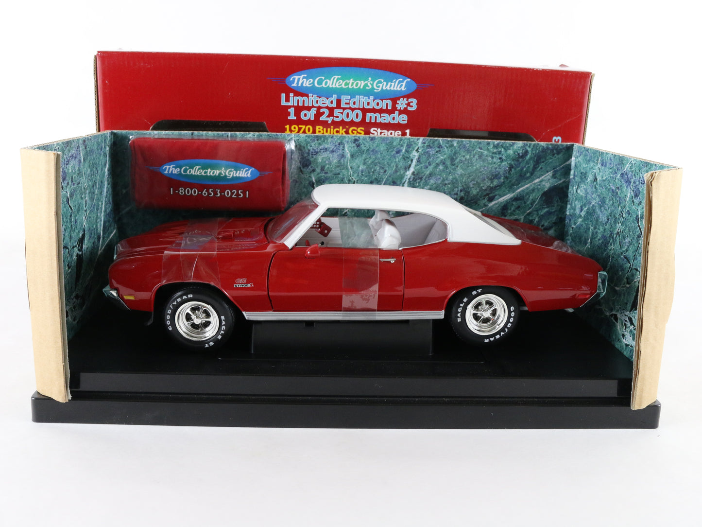 1970 Buick Gs Stage 1 Collector Guild #3 RC ERTL 1:18 Model 29187p LE Of 2500