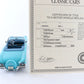 1958 Chevrolet Impala Convertible Turquoise Danbury Mint 1:24 Model Car