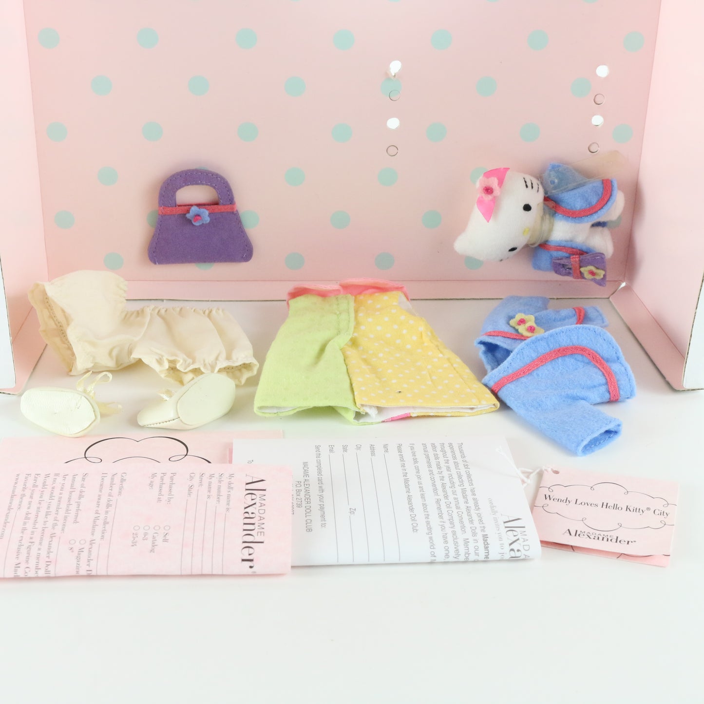 Wendy Loves Hello Kitty City Madame Alexander Girl Doll 8" W/ Accessories
