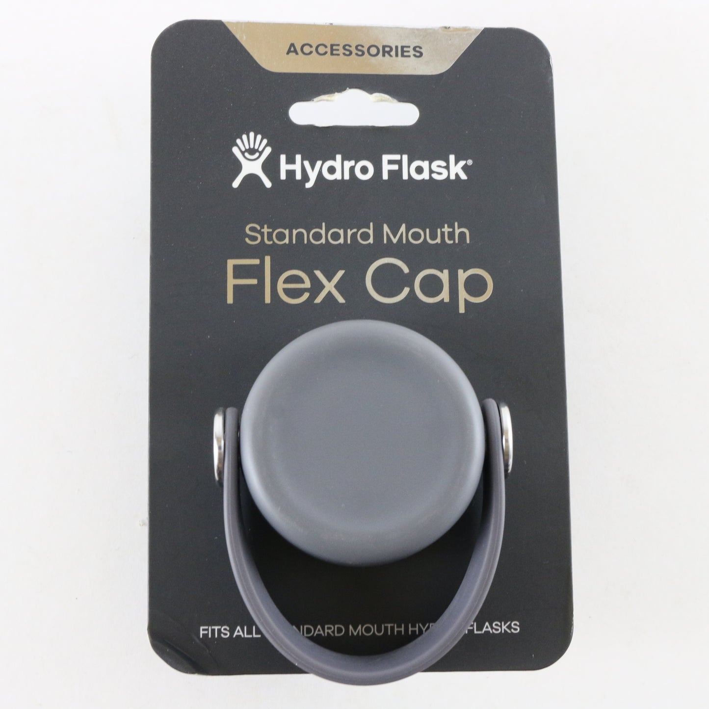 Hydro Flask Gray Standard Mouth Flex Cap Water Bottle Lid Outdoor Accessories