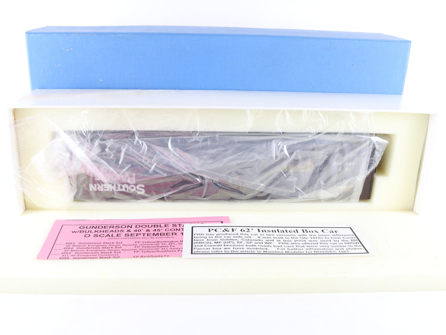 Pecos River O Southern Pacific 690649 62' Insulated Brass Boxcar Train 4137D