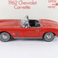 1962 Chevy Corvette Convertible Roman Red Danbury Mint 1:24 Diecast Model