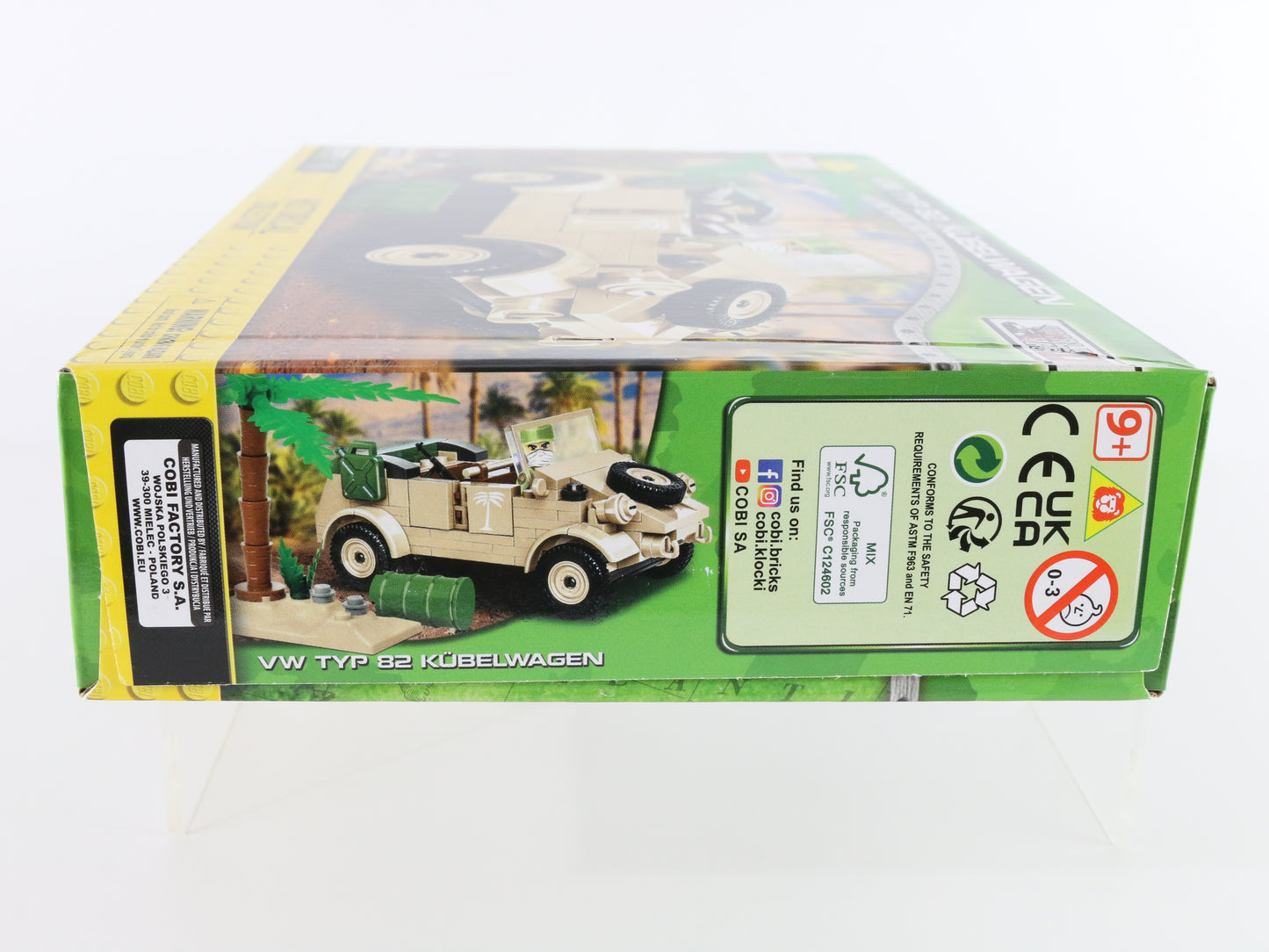 Volkswagen VW Typ 82 Kubelwagen WW2 German Historical Collection Cobi 2402