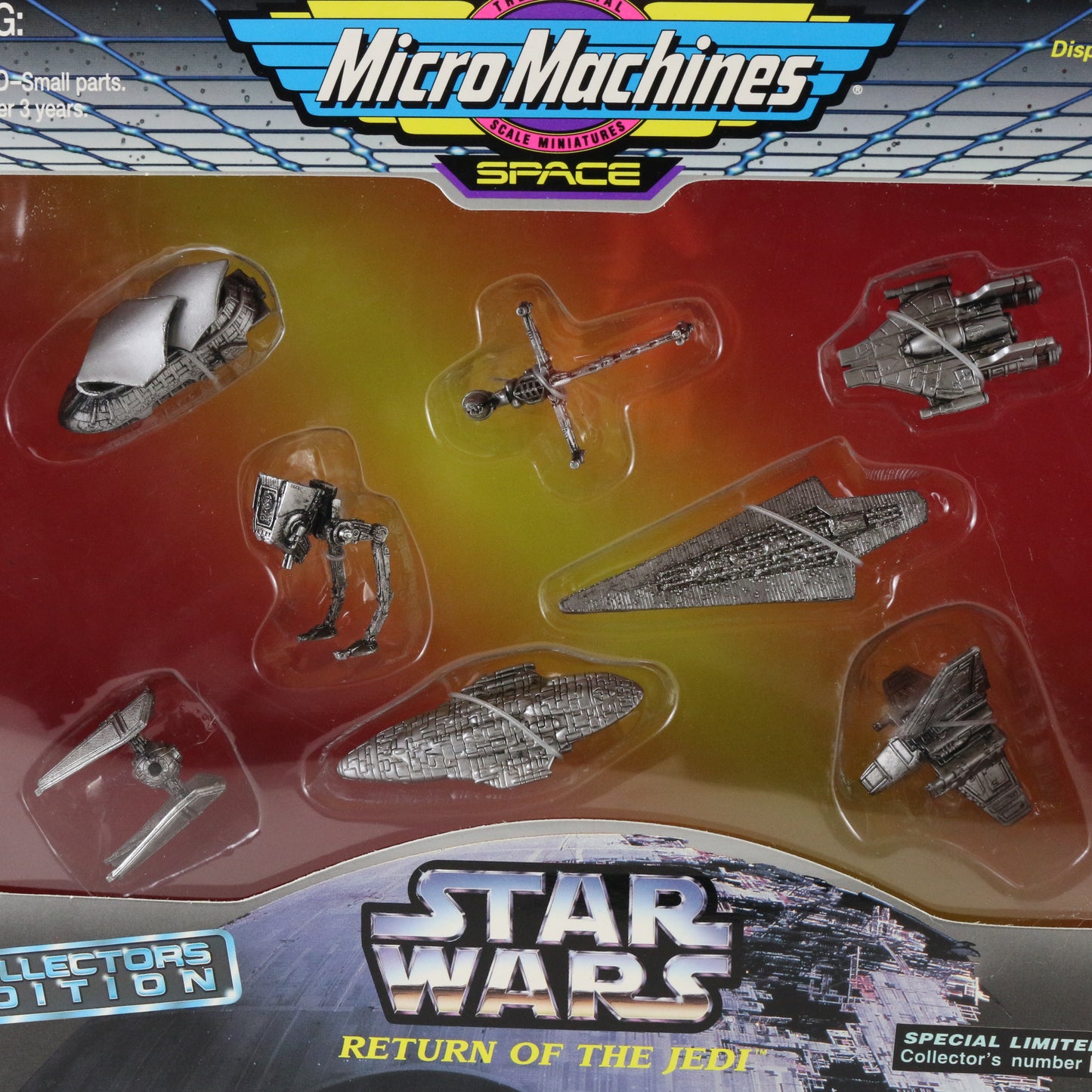 Micro Machines Space Star Wars Return Of The Jedi Vehicle Ship Set Galoob 65850