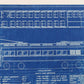 Milwaukee Electric Plan & Elevation Car 1122-1124 Trolley Blueprint 1927 11"