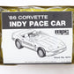1986 '86 Chevy Corvette Indy Pace Car MPC 1:25 Model Kit 6214