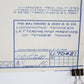 Baltimore & Ohio Loco Tenders Lettering & Marking U-70421A 1943 Blueprint 24���