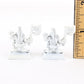 Lot Of 2 Dwarf Troll Slayers Citadel Warhammer 8091/51 White Painted Figures